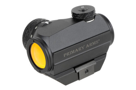 The Advanced Micro Red Dot AR-15 sight from Primary Arms features a removeable base